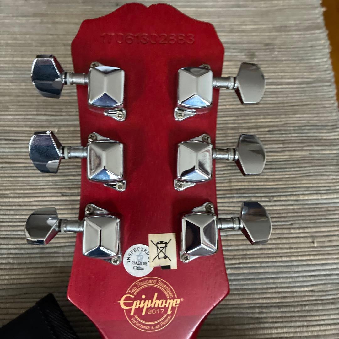 Epiphoneエレキギター レッド ハムバッカー