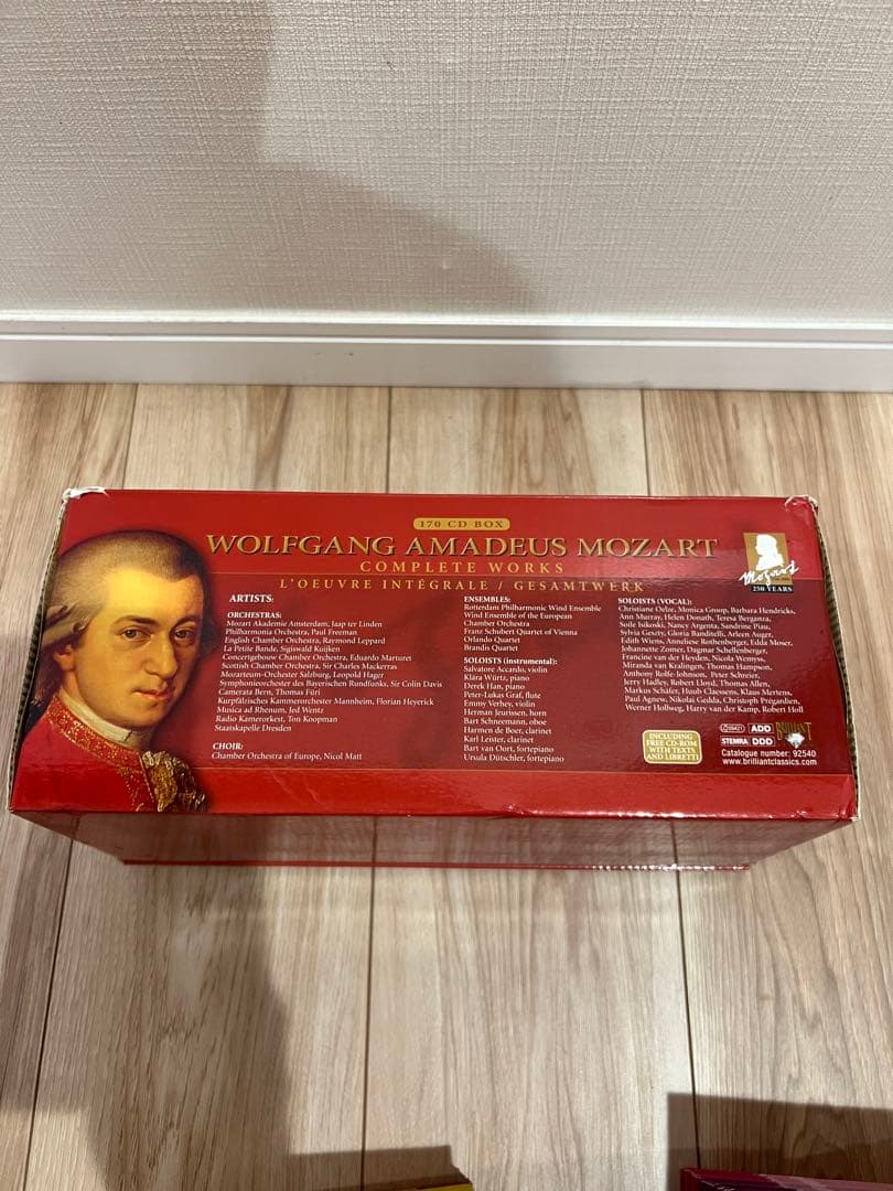 モーツァルト 作品大全集 170枚組 Mozart Complete Works