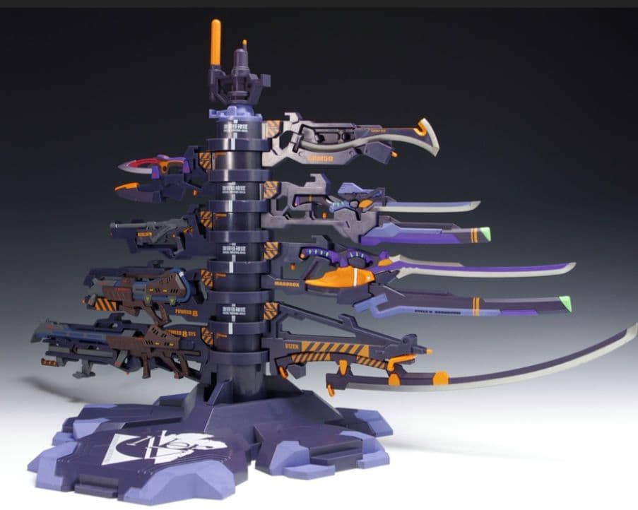 超合金 スーパーエヴァンゲリオン本体・武器ラック アーミングツリー 電撃屋限定