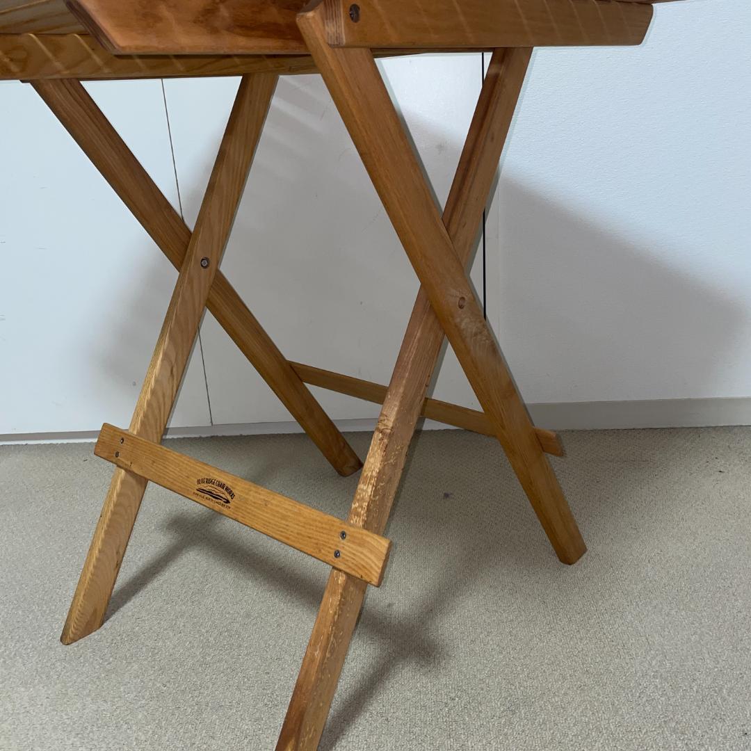 希少 ブルーリッジチェアワークス フォールディングテーブル 旧ロゴ