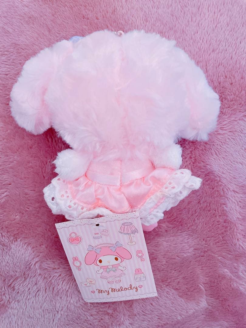 希少美品マイメロディ マイメロおめかしシリーズ マスコット ぬいぐるみ
