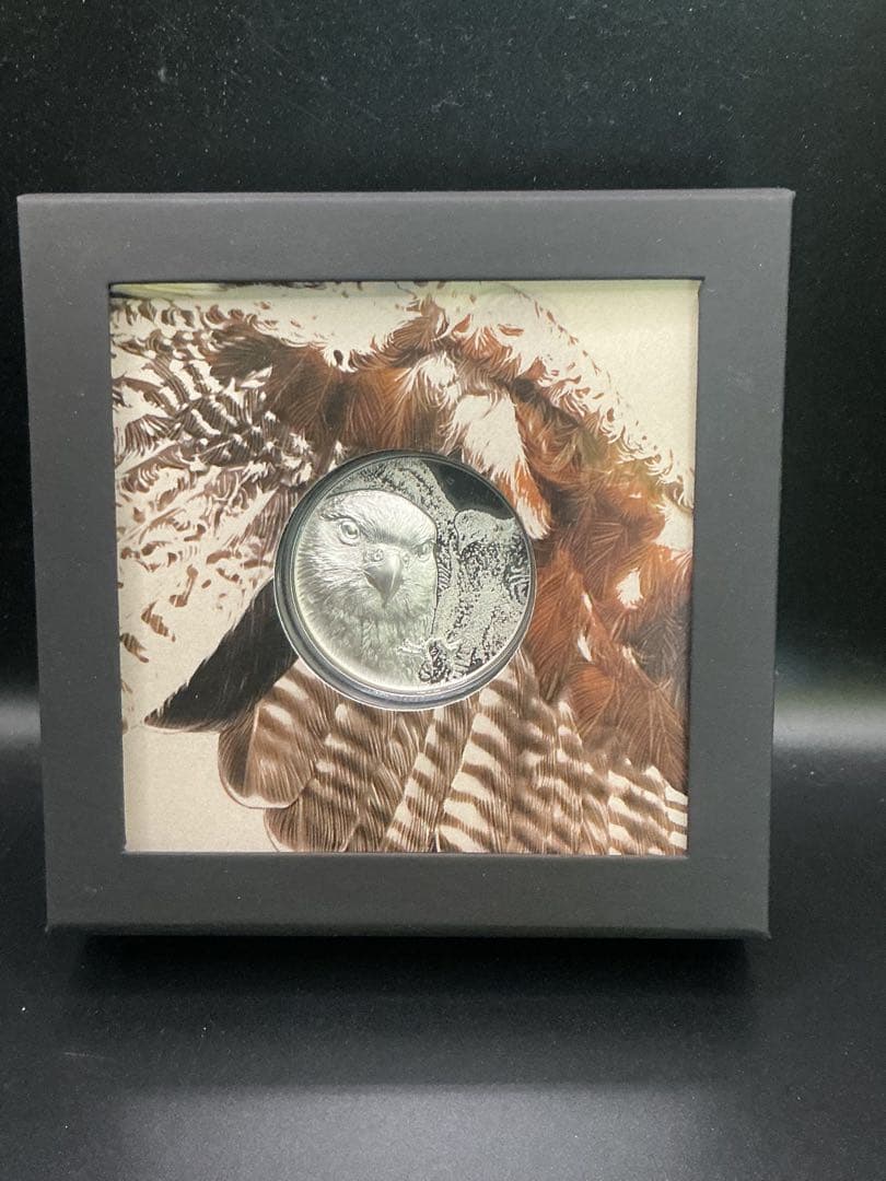 2023年　ワイルド・モンゴリア《サカーファルコン（ハヤブサ）》1oz 純銀貨