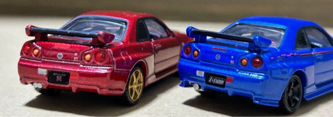 トミカプレミアム 非売品 R34 2種 日産スカイライン NISMO GT-R