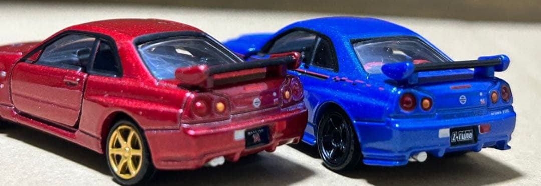 トミカプレミアム 非売品 R34 2種 日産スカイライン NISMO GT-R