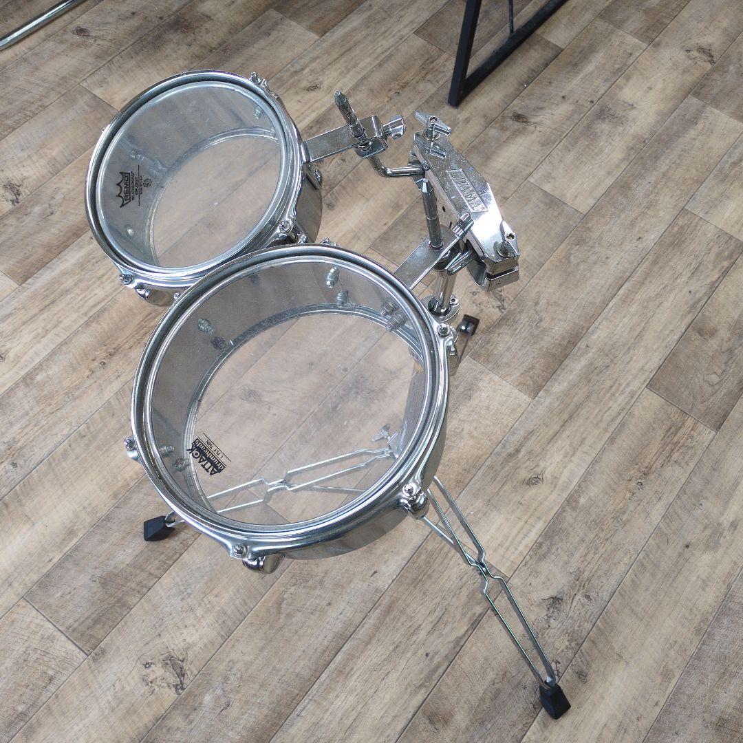 ミニティンバレス　TAMA スタンドとティンバレス大小のセット