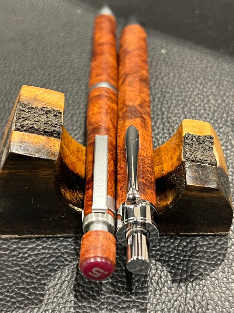 めい　S20 0.5mm 本花梨瘤　KATO201ボールペン本花梨瘤八角軸