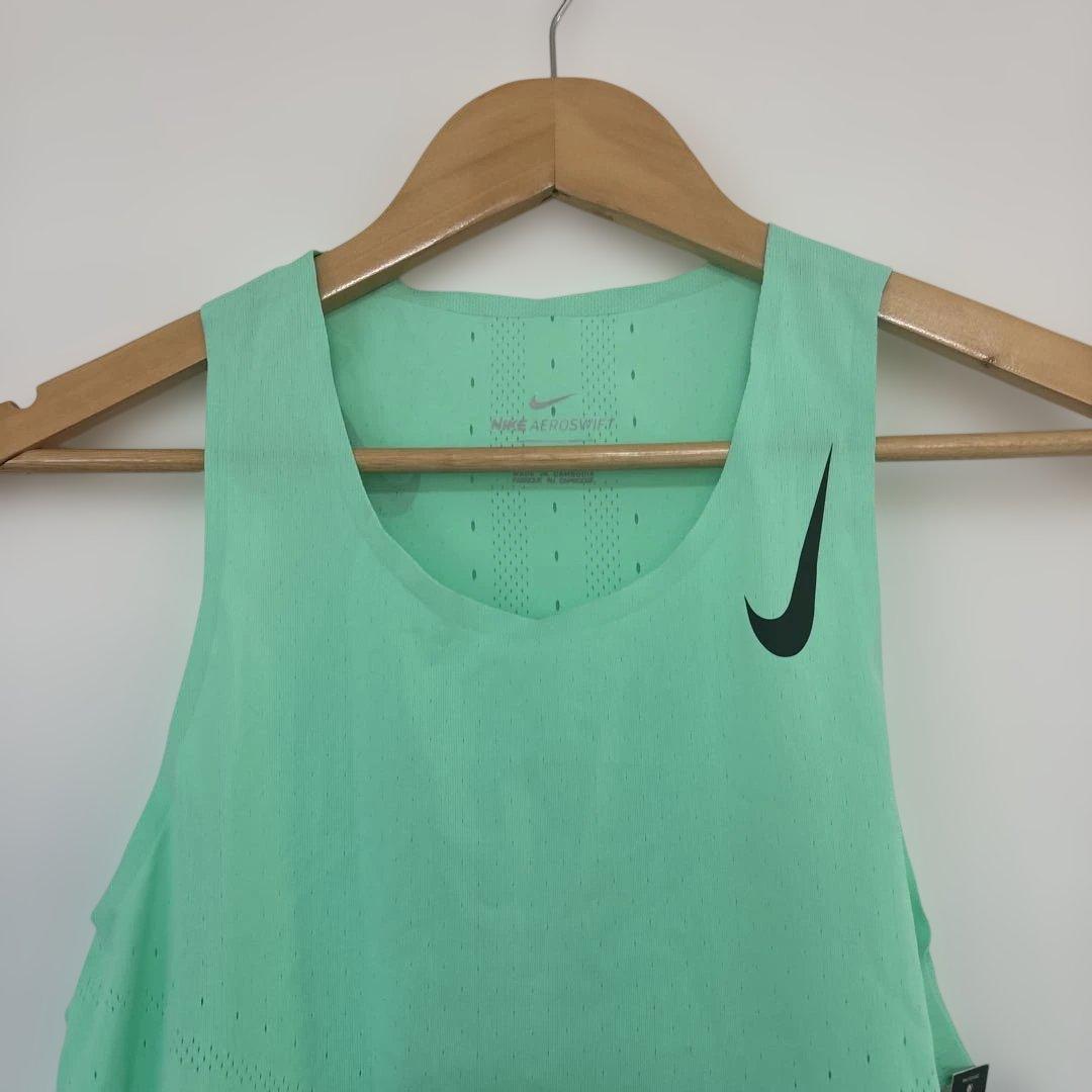 Nike AEROSWIFT タンクトップ Mミントグリーン ティファニーブルー