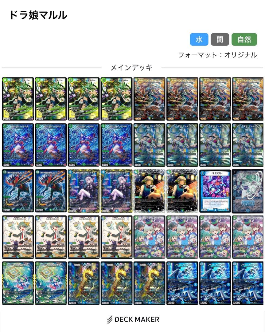 アナカラーグラスパーループデッキ