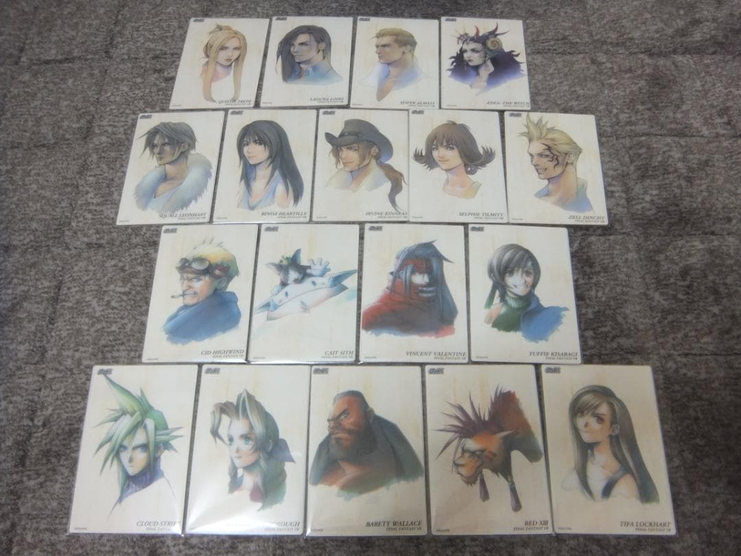 超美品 ファイナルファンタジー コカコーラ　FFアートミュージアム 18種コンプ