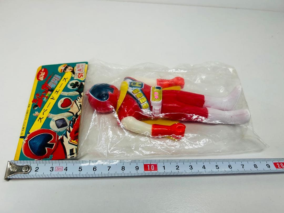 @*i様 ポピー　ソフビ　スペードエース　フィギュア　当時物　ジャッカー電撃隊