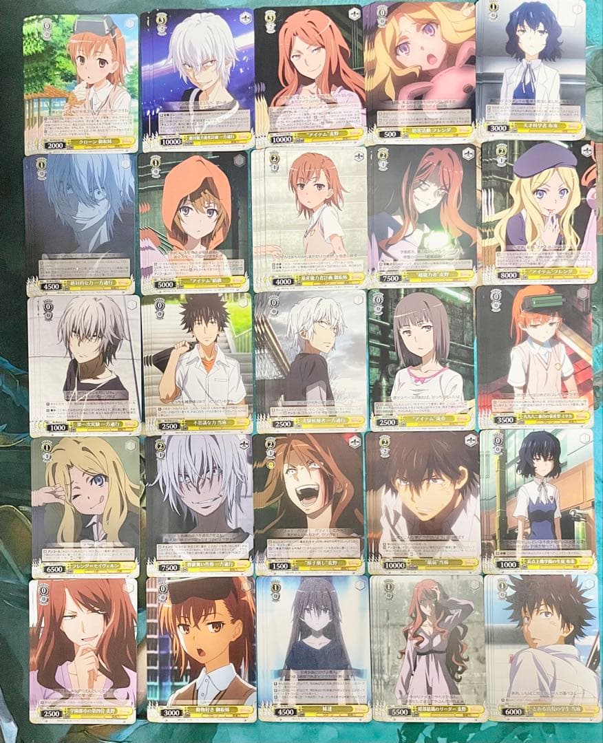 ヴァイス 禁書目録＆超電磁砲 ブースターパック3種 RR以下 4コン おまけ付き