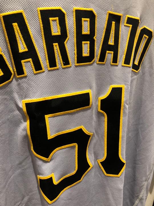 【1月SALE】MLB ジョニー・バーベイト　実使用ジャージ　パイレーツ