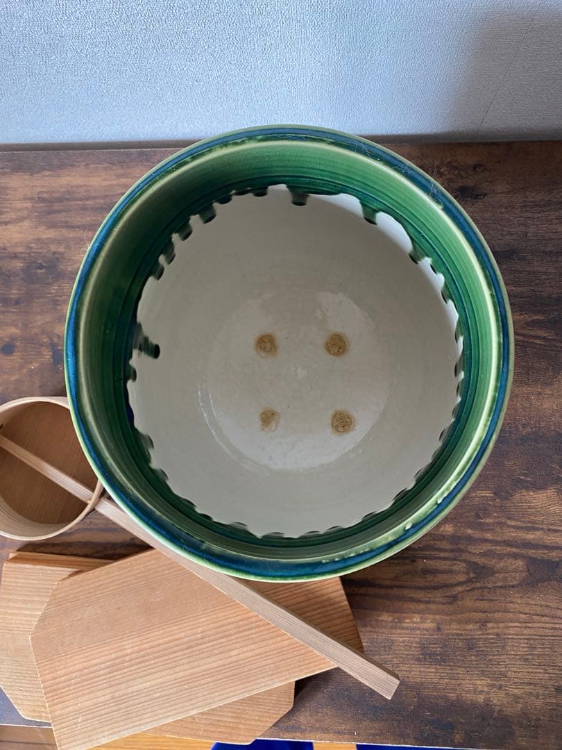 水屋瓶　織部