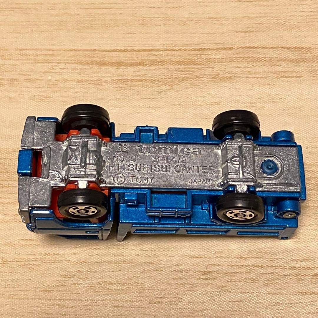 トミカ 三菱 キャンター ダンプトラック ブルー2 No10 1/72