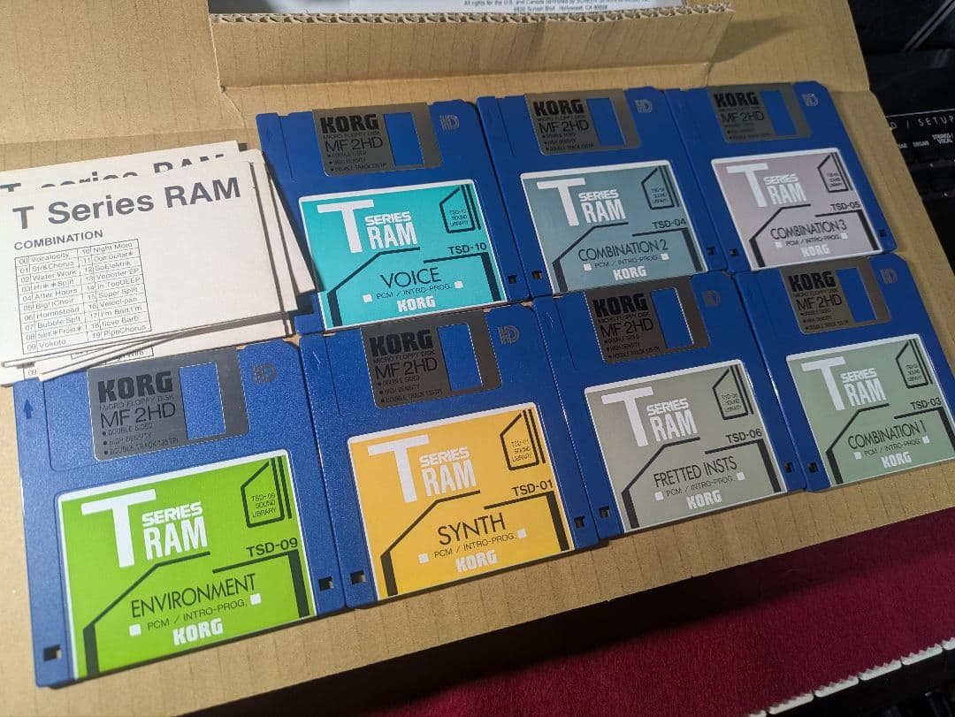 KORG T-SERIES コレクション　フロッピー