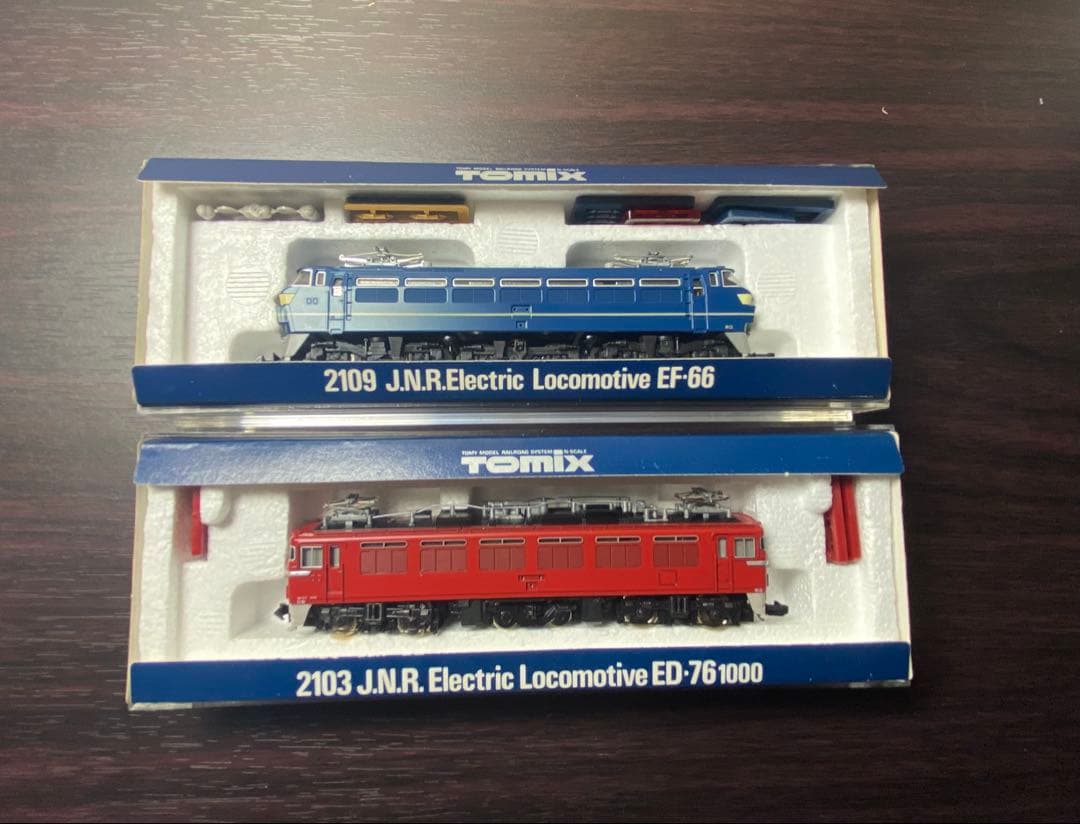 TOMIX EF66・ED76 1000 Nゲージ 電気機関車 2両セット