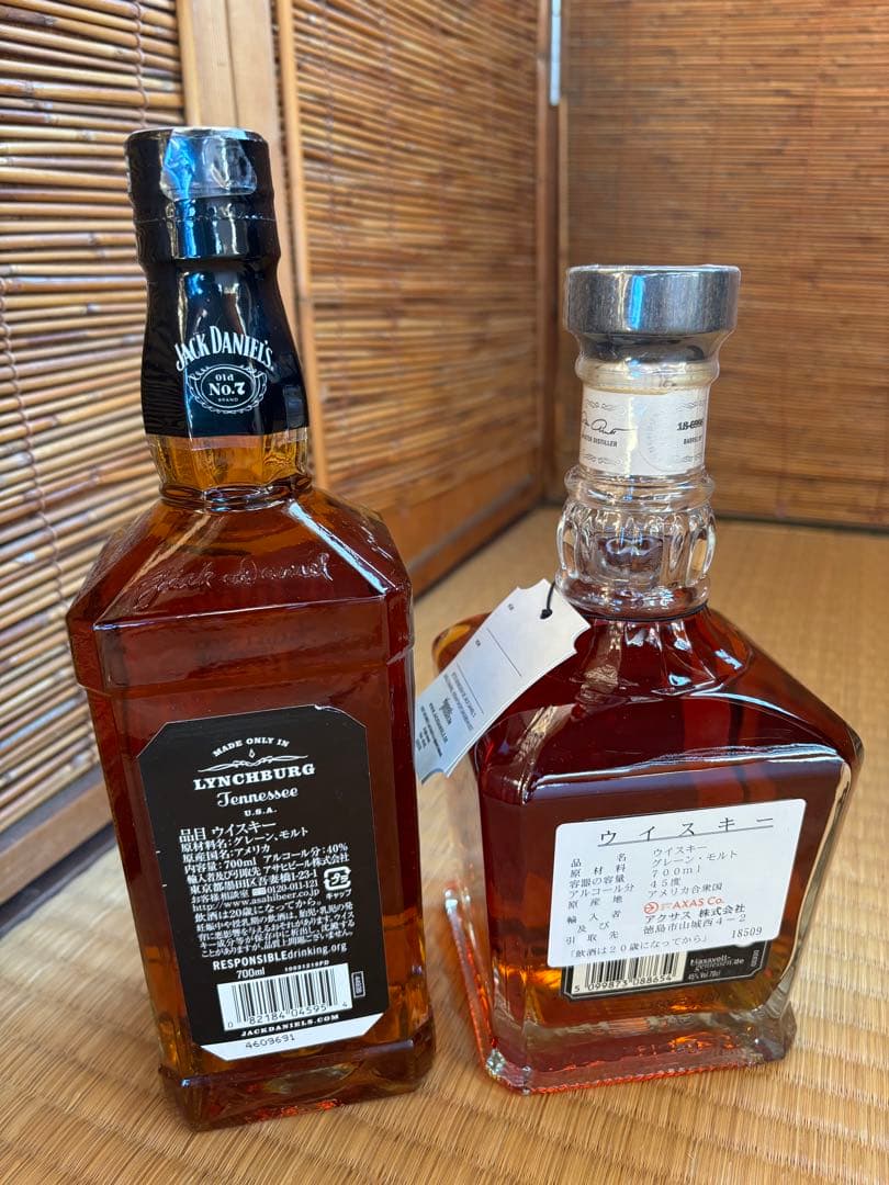 ジャックダニエル一本・ジャックダニエルシングルバレル一本