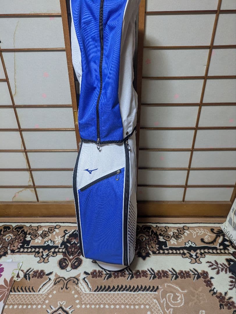 Mizuno ゴルフバッグ 5LJC23G1 22 ホワイト/ブルー