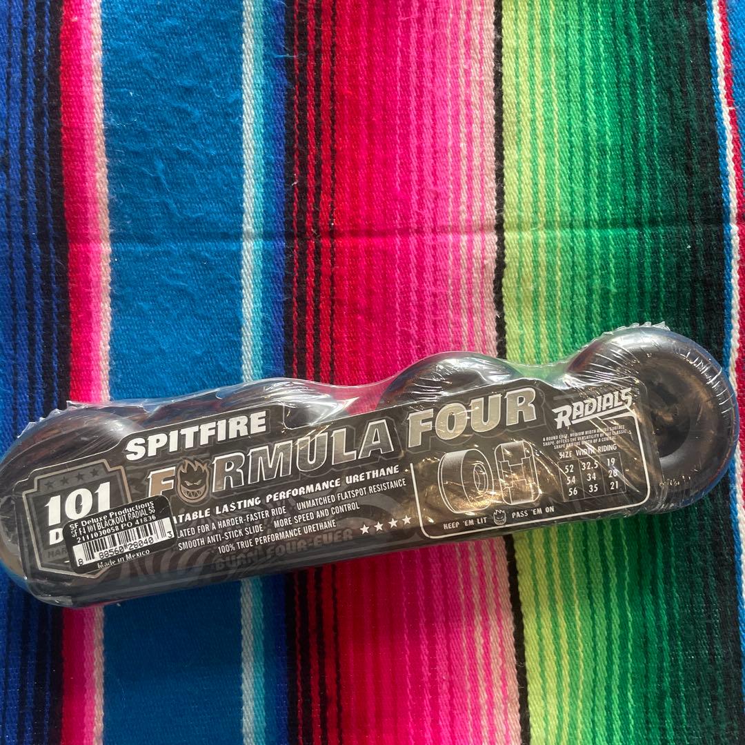 Spitfireフォーマル4 RADIALS 58mm101a 定価¥9,130