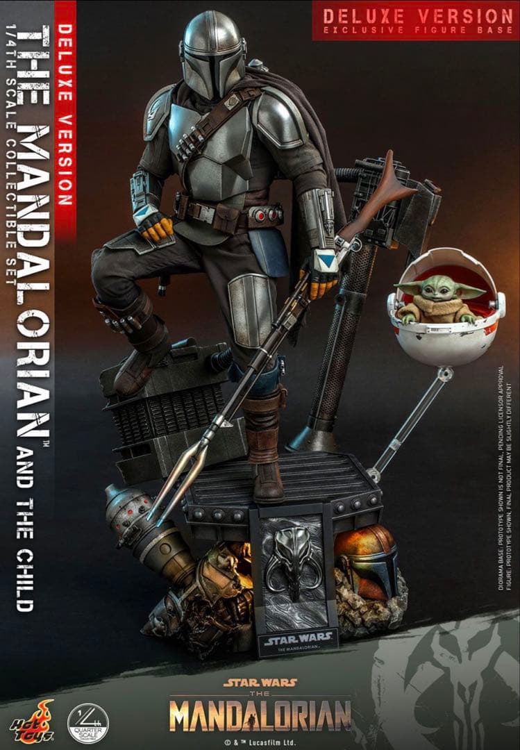 1/4 スケール マンダロリアン＆ザ・チャイルド（２体セット）［ボーナス付］