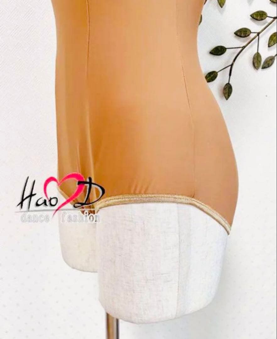 新品★ラテンタン★M★レオタード★胸パット付きインナー★バレエ