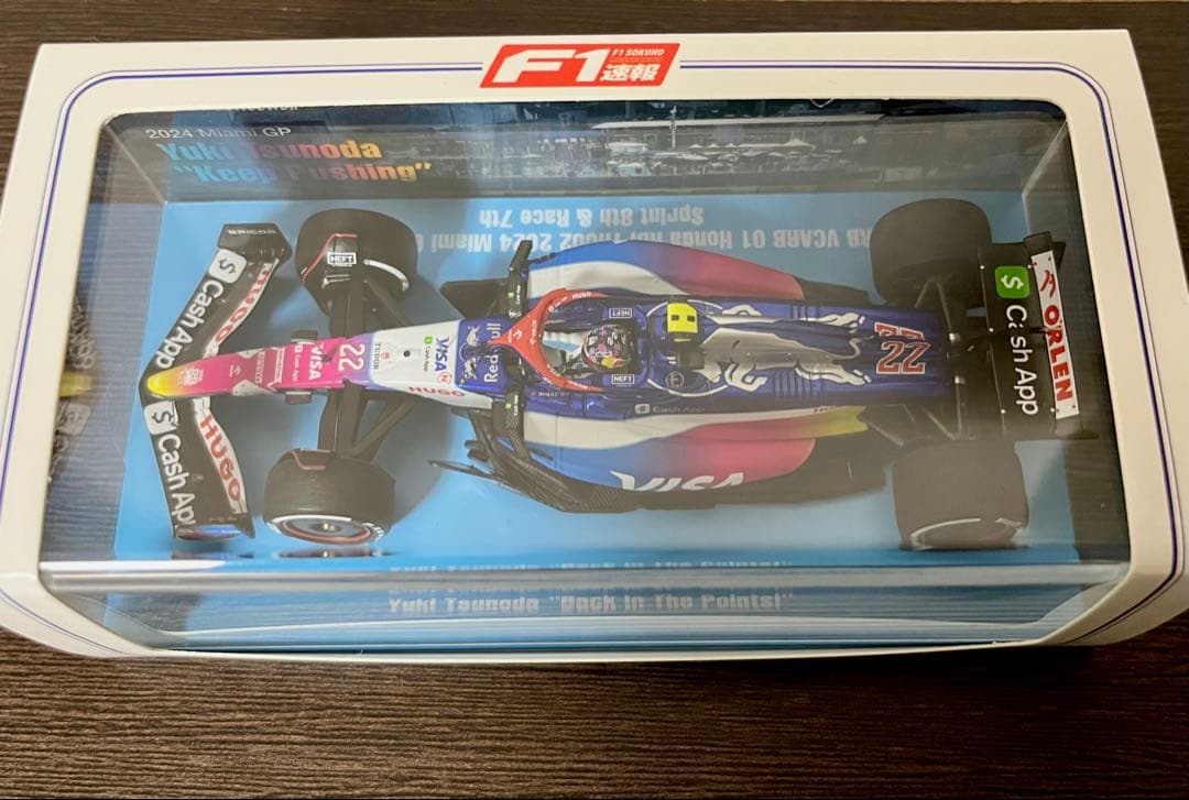 1/43 スパーク F1速報特注品 VCARB 01 マイアミGP 角田裕毅