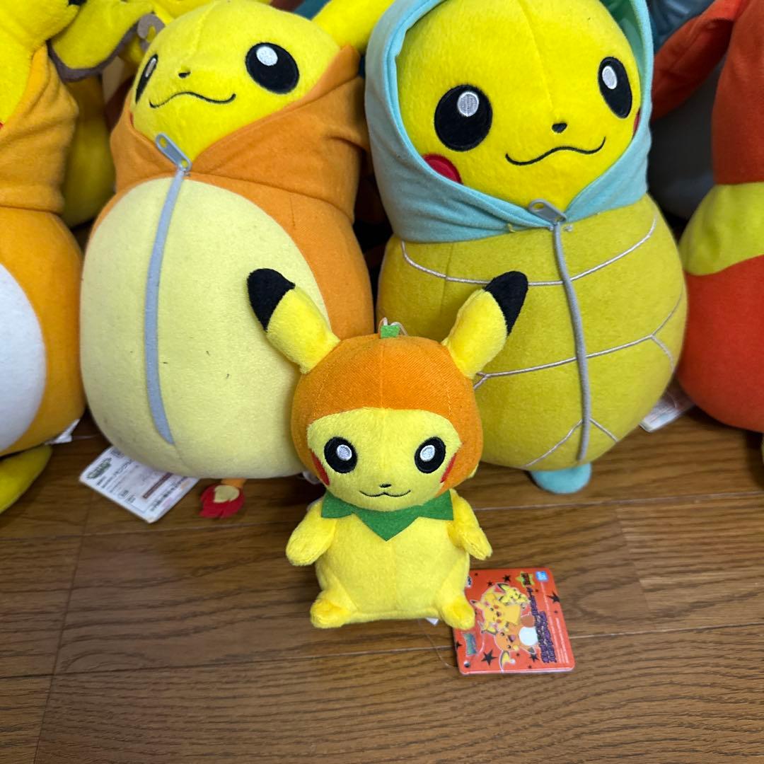 ピカチュウ ねぶくろ きぐるみ ぬいぐるみ 10体 まとめ ポケモン