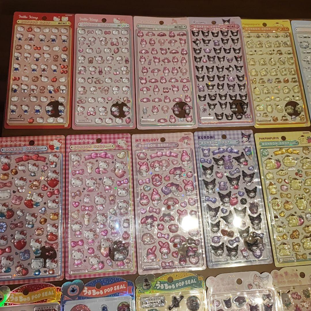 ボンボンドロップ＆ボンボンドロップミニ＆うるちゅるetc　国内正規品シールセット
