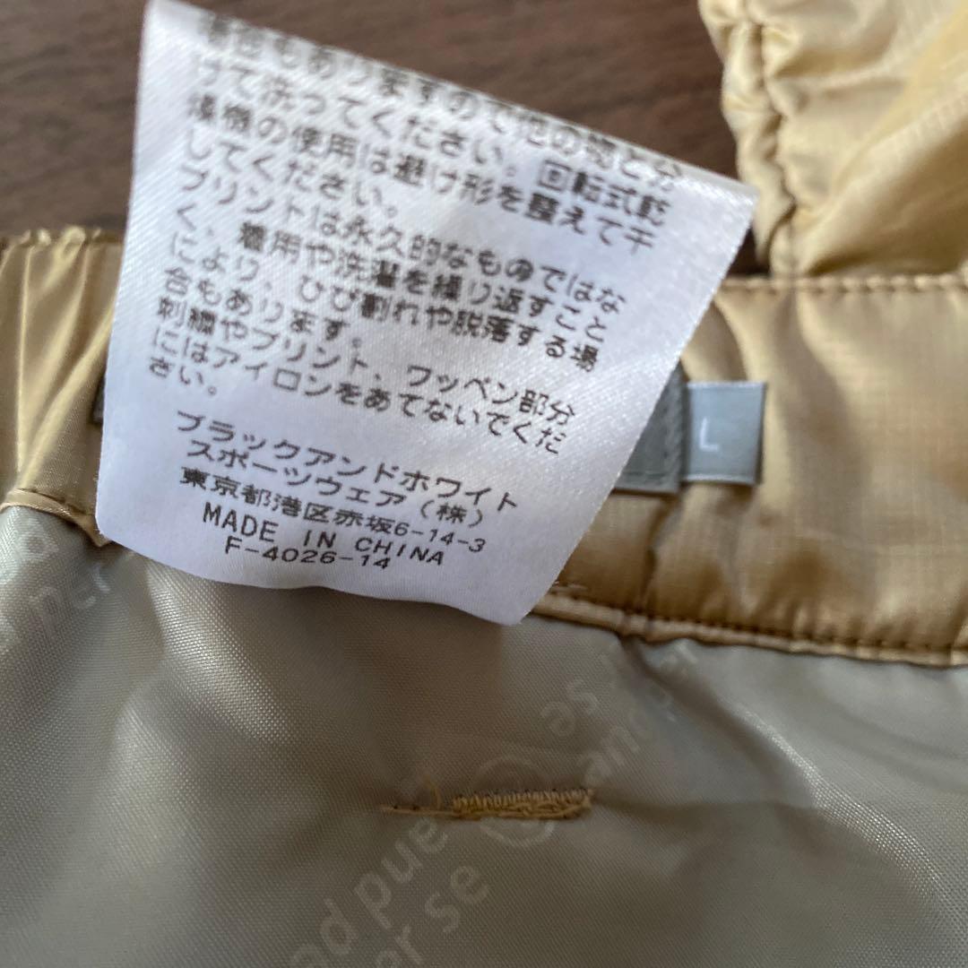 and per se 中綿パンツ ゴールドベージュ