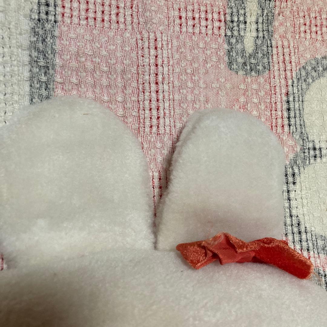 昭和レトロ　ウサギ　ぬいぐるみ　中古品　メーカー名不明　サンリオかな？