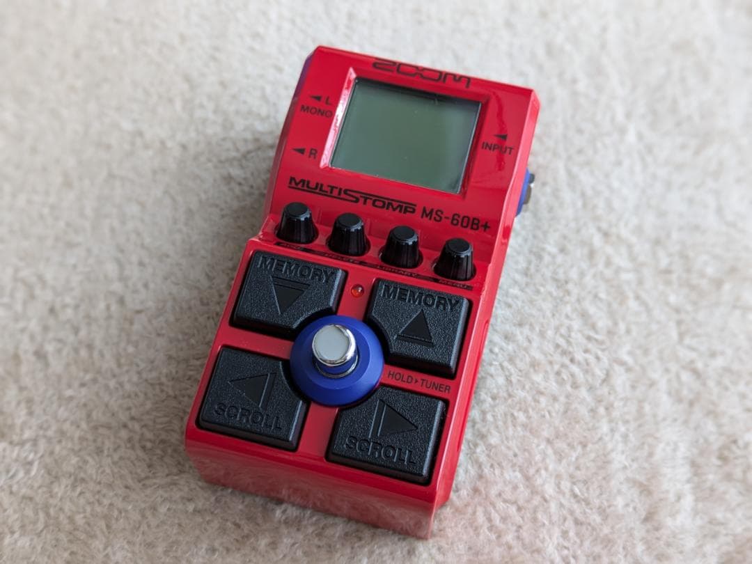 ZOOM MS-60B+ 、ACアダプター、オーディオ変換ケーブル