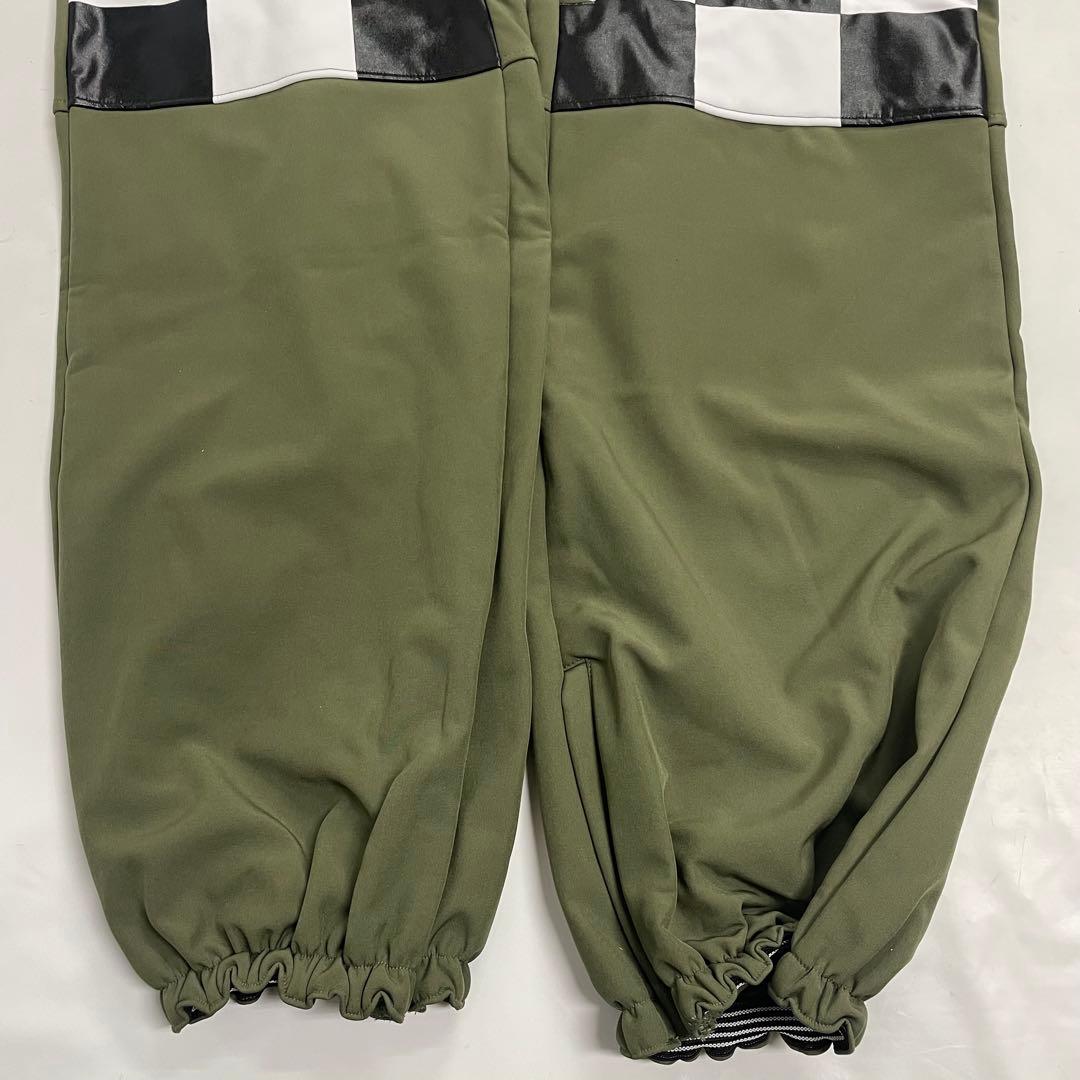 Slyde スノーボードウェア ビブパンツ L カーキ 22SNSLY004