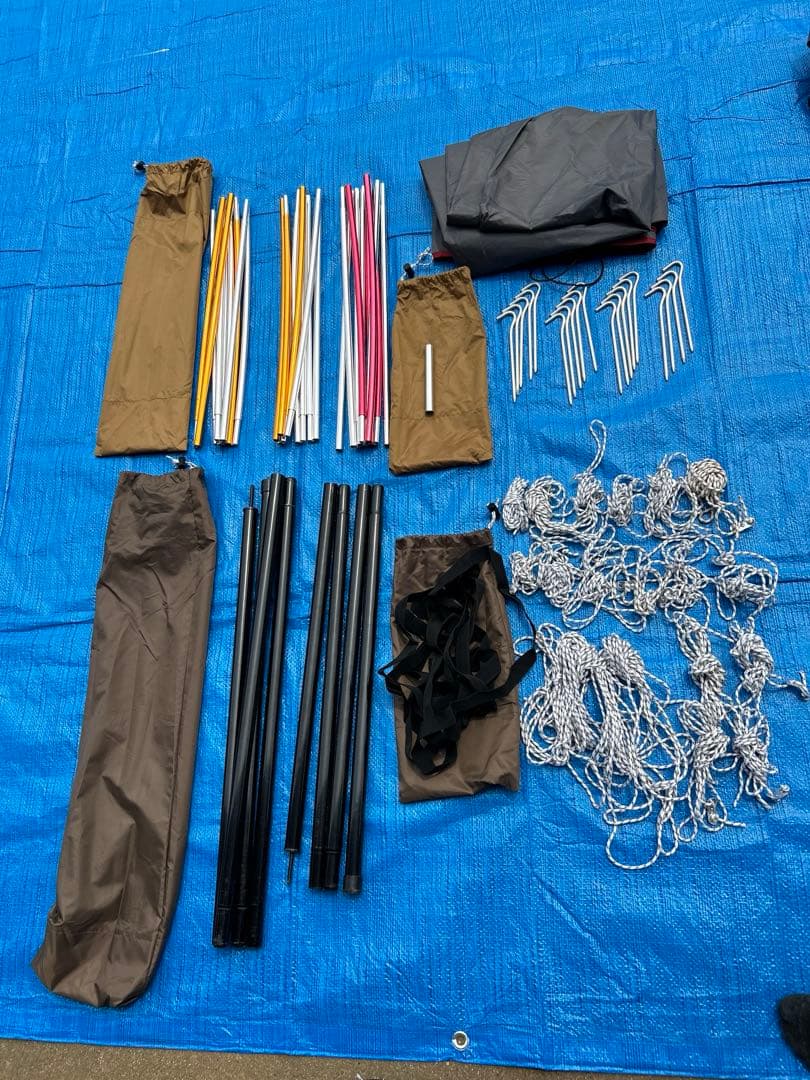 美品 スノーピーク エントリーパックTT マットシートセット SET-250RH