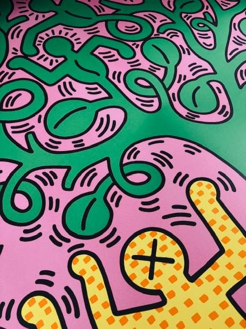 額装品/Tree of Life 1985 キース ヘリング/アートポスター