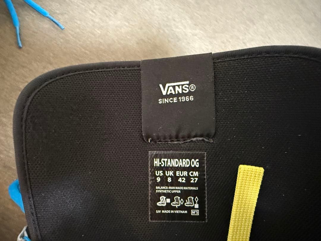 VANS HI-STANDARD OG スノーボードブーツブーツバックプレゼント