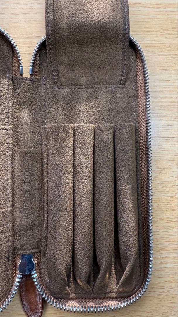 SEASAR(しーさー) Ductペンケース マルゴーフォグ(ブラウン)