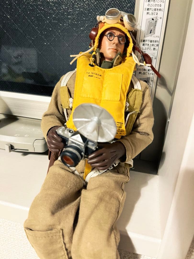 アンティーク＊ミリタリー人形＊カメラマン＊米軍