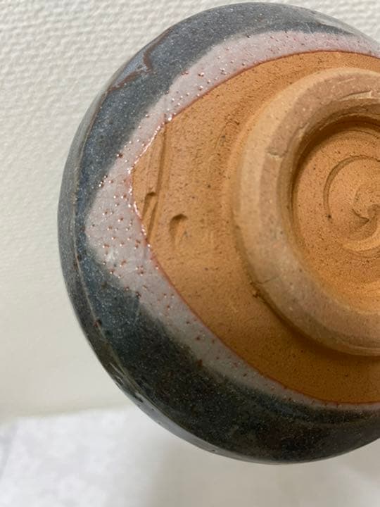 鼠志野　茶碗