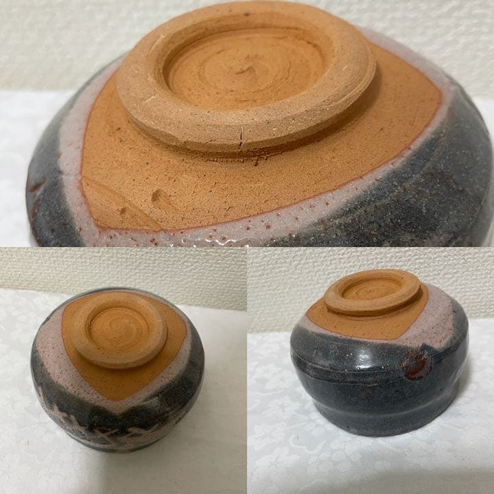 鼠志野　茶碗