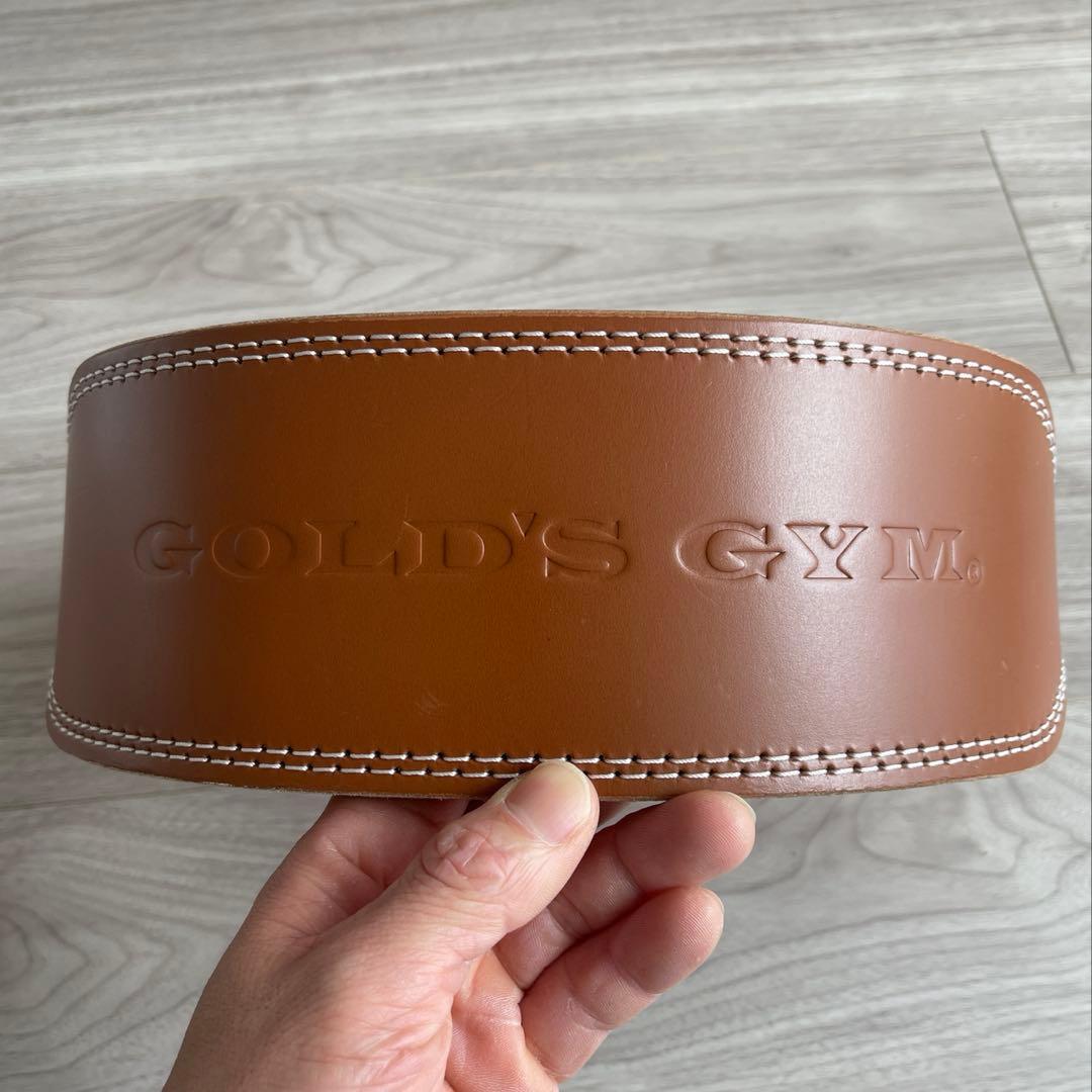 GOLDGYM ゴールドジム プロレザーベルト サイズS