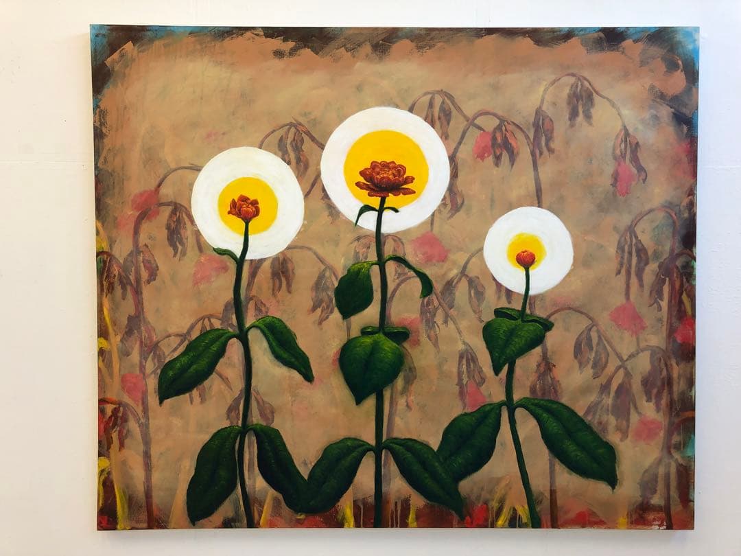 花 油彩画
