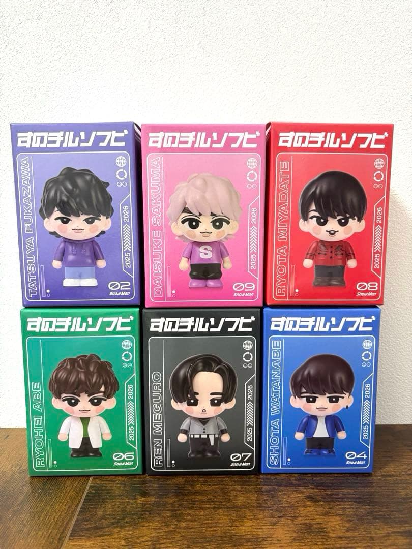 【Chihiro 】 Man すのチルソフビ　6個セット