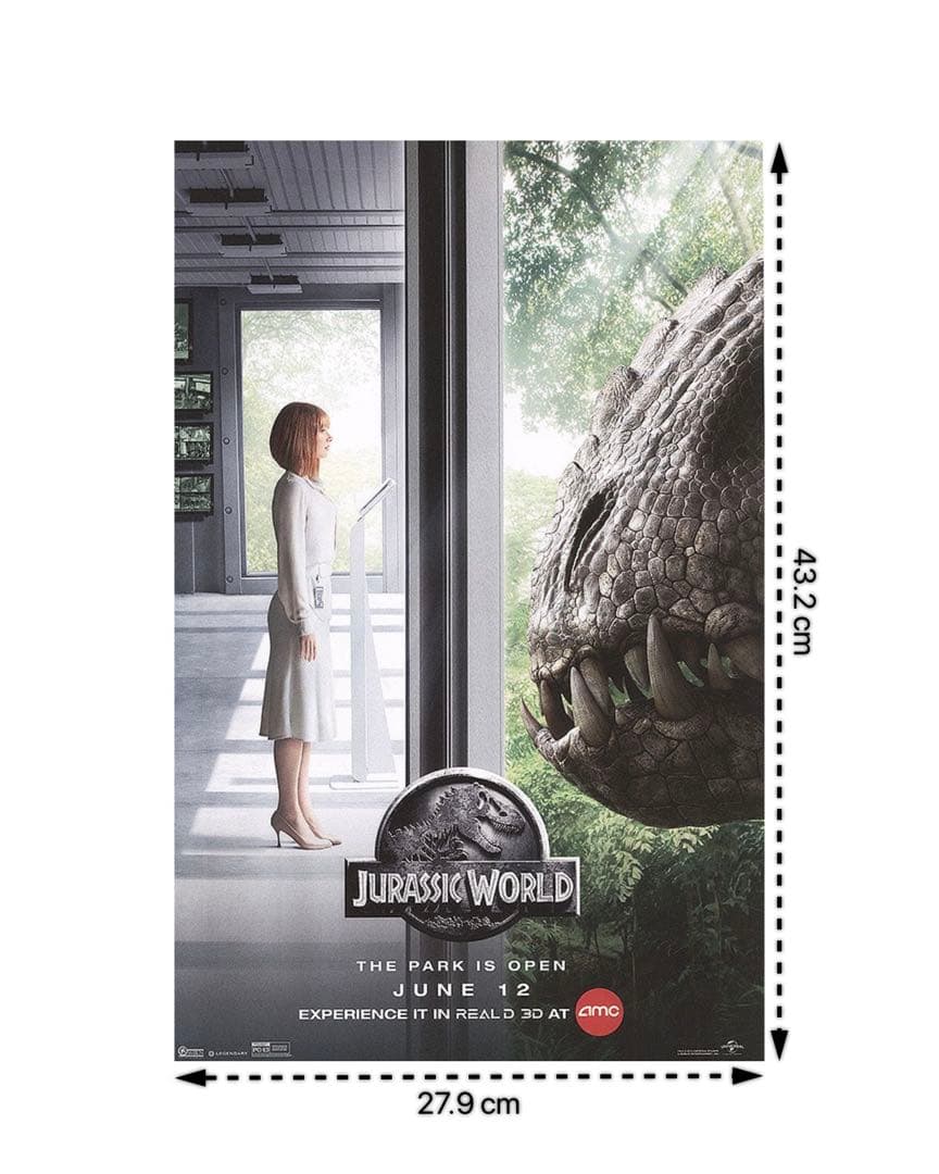 *枚数限定*映画館用片面印刷ポスターUS版:ジュラシックワールド