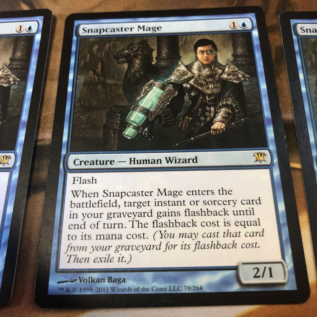 瞬唱の魔道士/Snapcaster Mage 英語 ISD版 4枚セット