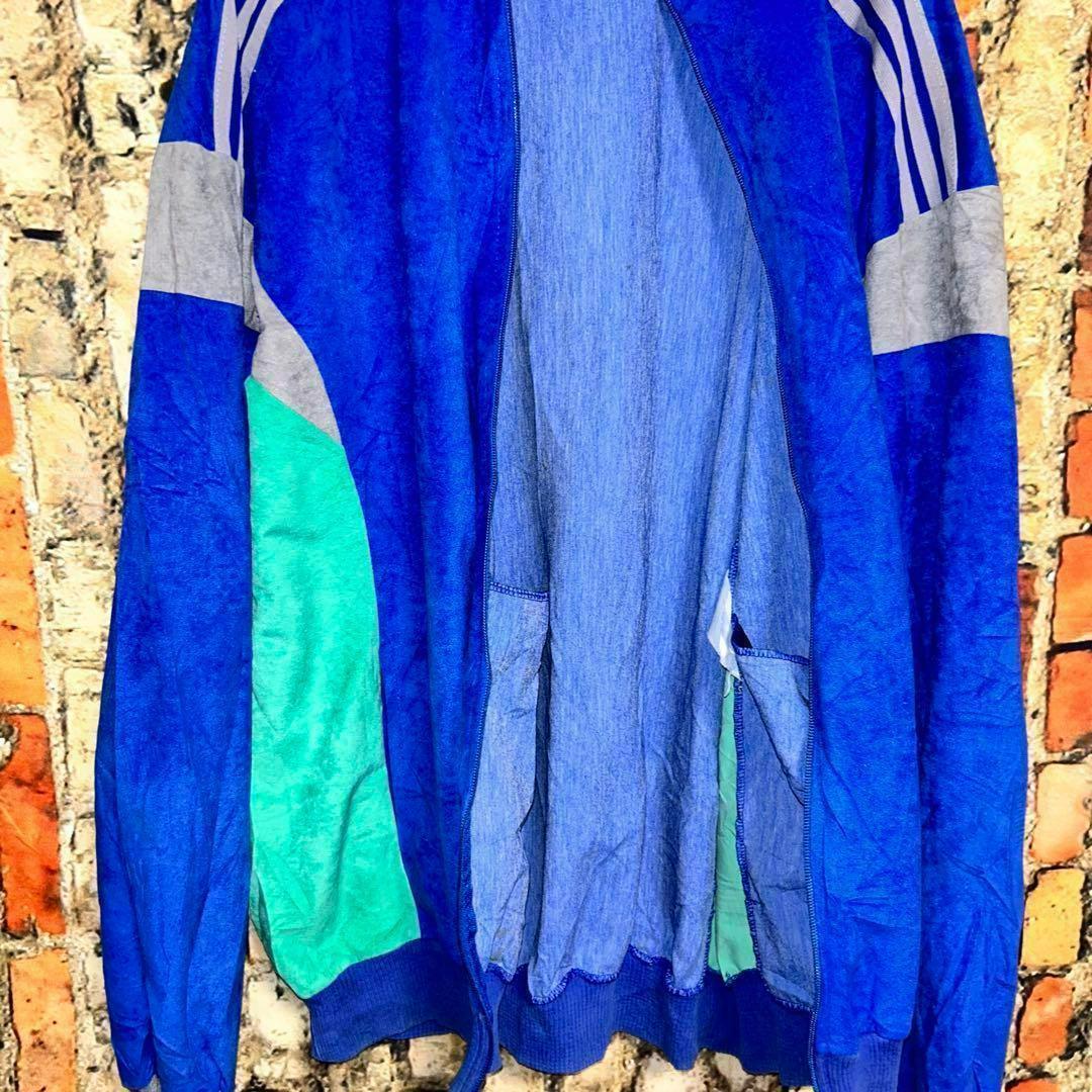 フランス製adidas 70s スリーバードベロア生地トラックジャケット