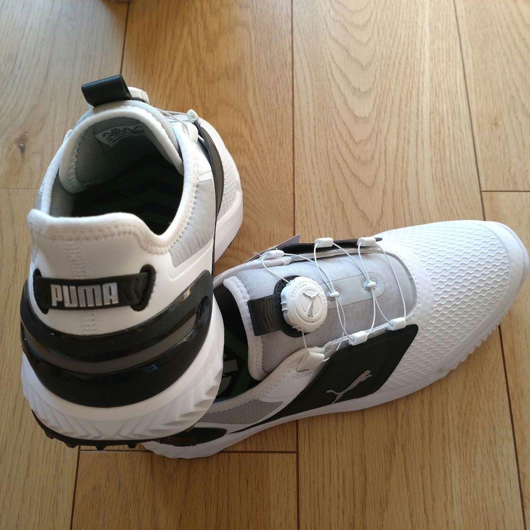 新品未使用 プーマ(PUMA)スパイクレス、ダイヤル式ゴルフシューズ