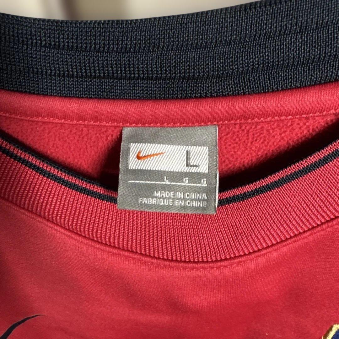 Nike×Arsenal 刺繍 アーセナル スウェット レッド
