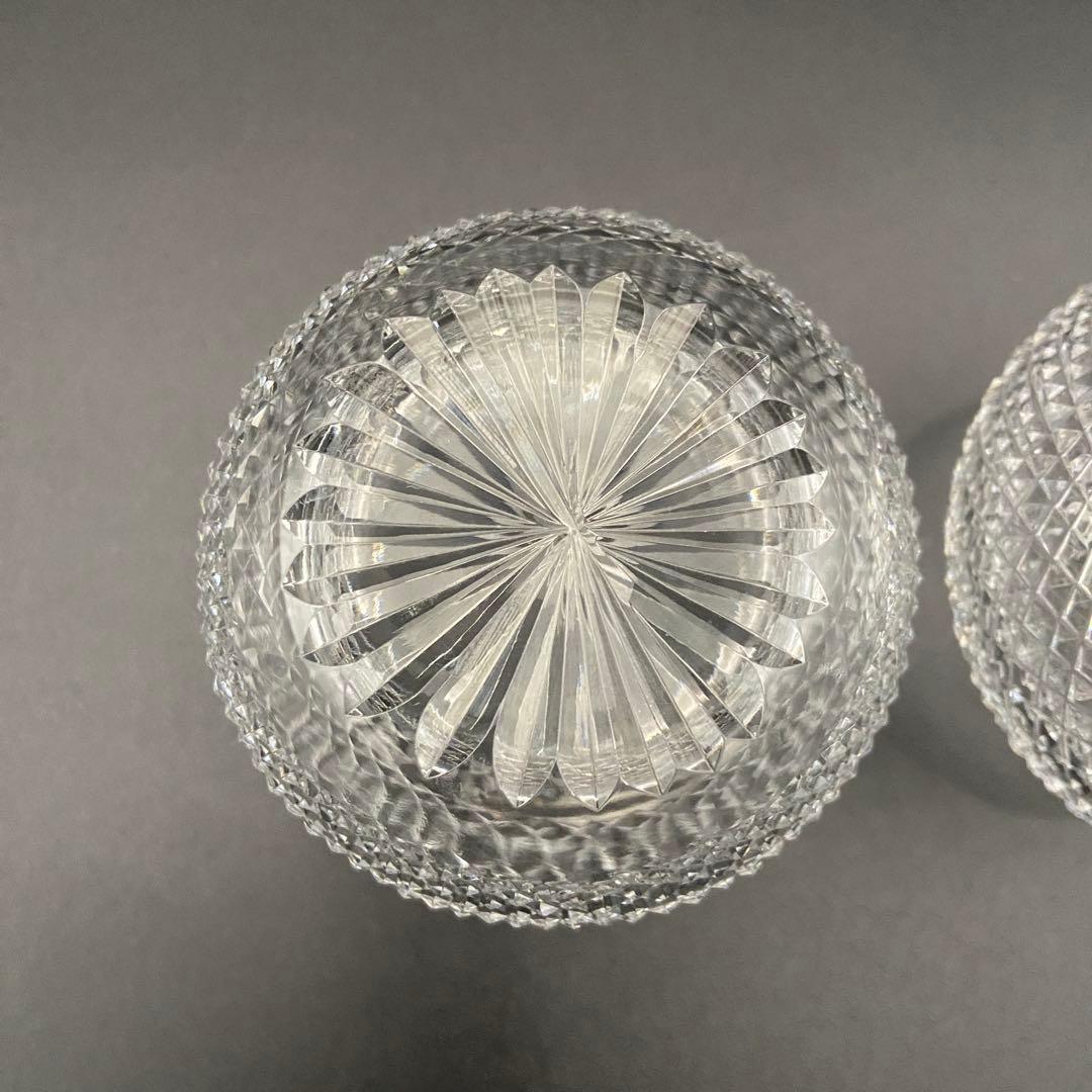 エジンバラ クリスタル アザミグラス 2客 ショットグラス ウィスキー 日本酒