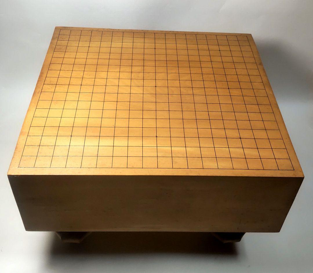 囲碁碁盤 碁石セット 厚さ5寸3分(約16㎝) 天然無垢の木材