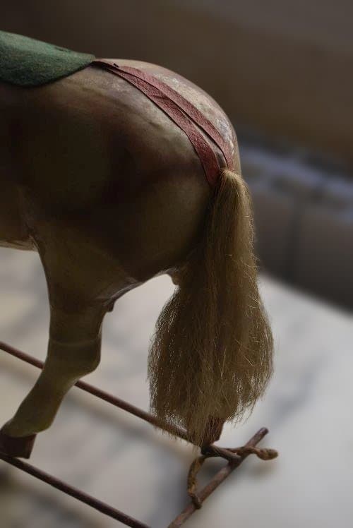 フランスアンティーク馬のオブジェ　西洋民藝　ジャンク品